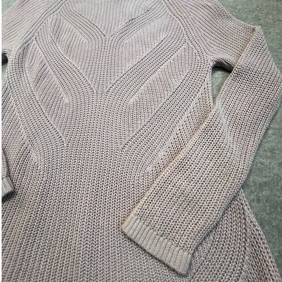 Christopher & Banks Pink 100% Cotton Knit Sweater Size Large - Picture 5 of 7